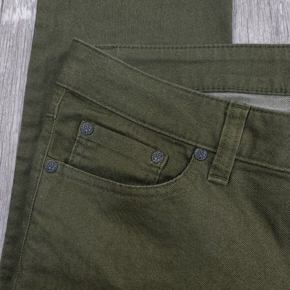 Prana Jeans Women Size 6 Kara Green Skinny Low Rise Stretch - Picture 5 of 9